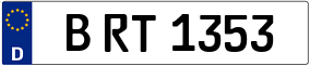 Truck License Plate